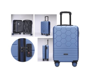 Lagart Maleta Trolley de Cabina Rigida 20 55x34x23.5cm - Cierre TSA - Ruedas Dobles 360º - Color Azul Klein