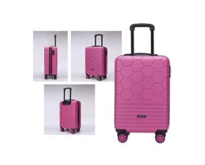 Lagart Maleta Trolley de Cabina Rigida 20 55x34x23.5cm - Cierre TSA - Ruedas Dobles 360º - Color Fucsia