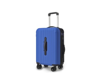 Lagart Smart Maleta Trolley de Cabina Rigida 20 55x34x20cm - Asa Frontal para Manejo en Distintas Situaciones - Cierre TSA - Ruedas Dobles 360&ordm; - Color Azul