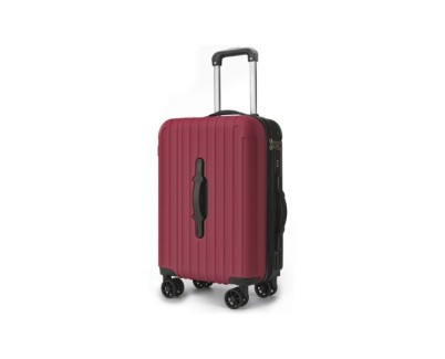 Lagart Smart Maleta Trolley de Cabina Rigida 20 55x34x20cm - Asa Frontal para Manejo en Distintas Situaciones - Cierre TSA - Ruedas Dobles 360&ordm; - Color Burdeos