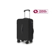 Lagart Smart Maleta Trolley de Cabina Rigida 20 55x34x20cm - Asa Frontal para Manejo en Distintas Situaciones - Cierre TSA - Ruedas Dobles 360º - Color Negro