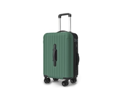 Lagart Smart Maleta Trolley de Cabina Rigida 20 55x34x20cm - Asa Frontal para Manejo en Distintas Situaciones - Cierre TSA - Ruedas Dobles 360&ordm; - Color Verde