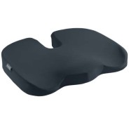 Leitz Ergo Cosy Cojin de Asiento Ortopedico - Promueve una Postura Saludable - Mejora la Circulacion - Para Oficina, Coche o Casa - Funda Lavable - Color Gris Oscuro