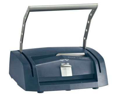 Leitz Impressbind 280 Encuadernadora Manual por Presion - Encuaderna hasta 280 Hojas A4 - Indicador de Cuando esta Listo el Documento - Rapida y Sencilla de Usar - Color Azul/Plata