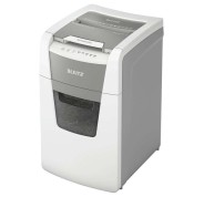 Leitz IQ 150 Autofeed P5 Destructora de Papel Automatica Micro Corte P-5 - Autoalimentacion 150 Hojas, Manual 6 Hojas - Papelera de 44L - Color Blanco