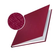 Leitz Pack de 10 Tapas Rigidas Impressbind 3,5mm - Capacidad para 15-35 Hojas A4 - Encuadernacion de Alta Calidad - Superficie de Lino Lacada - Papel Blanco sin Acido - Color Burdeos