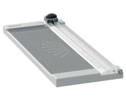 Leitz Precision Home A4 Cizalla para Corte Papel - Corta hasta 8 Hojas - Para Formato A4 - Cabezal de Corte con Cuchilla Fija - Color Gris