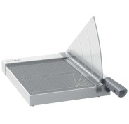 Leitz Precision Home A4 Guillotina de Papel A4 - Corta hasta 8 Hojas - Cuchilla de Acero Inoxidable Templado - Compacta y Ligera - Color Gris Antracita