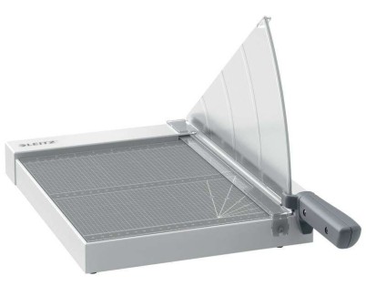 Leitz Precision Home A4 Guillotina de Papel A4 - Corta hasta 8 Hojas - Cuchilla de Acero Inoxidable Templado - Compacta y Ligera - Color Gris Antracita