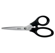 Leitz Tijeras de Acero Inoxidable 18.5cm - Agarre Ergonomico - Color Negro