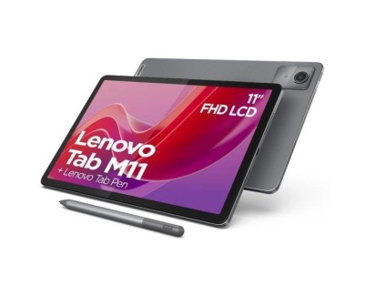 Lenovo Tab M11 Tablet 11\" WUXGA + Pen Stylus - 128GB - RAM 4GB - Camara Trasera 8mp - WiFI, Bluetooth 5.1 - Color Gris