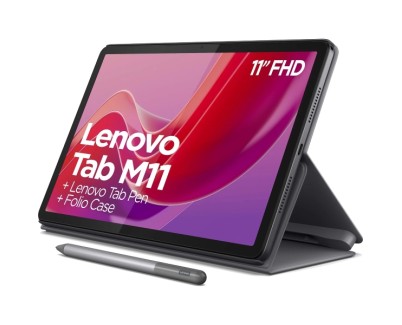 Lenovo Tab M11 Tablet 11\" WUXGA + Pen Stylus + Funda - 128GB - RAM 8GB - Camara Trasera 8mp - WiFI, Bluetooth 5.1 - Color Gris