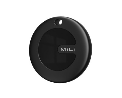 Leotec Easy Tag Negro + Llavero Marron - Compatible con IOS/Android - Color Negro/Marron