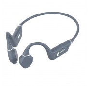 Leotec Kuri Auriculares Deportivos de Conduccion Osea Bluetooth 5.4 - Autonomia hasta 12h - Bateria de 180mAh - Resistencia IPX5 - Color Gris