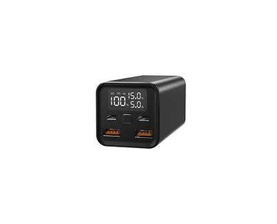 Leotec Q2 Power Bank 20000mAh 65W PD - Compatible con Portatiles - Pantalla LCD - 2x USB-A, 2x USB-C