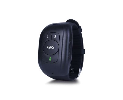 Leotec Senior Smart Band 4G - Geolocaliza en Tiempo Real - Localizacion por Medio de Redes WiFi y LBS - Monitor de Ritmo Cardiaco, Podometro, Tensiometro etc... - Color Negro