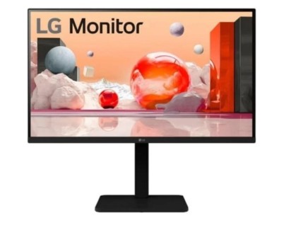 LG 27BA560-T Monitor 27\" IPS FullHD 100Hz - Respuesta 5ms - Regulable en Altura, Giratorio e Inclinable - Altavoces 4W - HDMI, Displayport, VGA, Hub USB - VESA 100x100mm - Color Negro