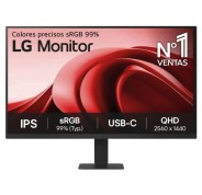 LG 27U631A-B Monitor LED 27\" IPS QHD 100Hz HDR - Respuesta 5ms - Ajustable de Inclinacion - HDMI, USB-C - VESA 100x100