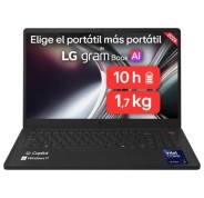 LG Gram 14ZB90S-G.AA55BN Portatil 14\" Intel Core Ultra 5 115U - 16GB DDR5 - 512GB SSD - Windows 11 Home - Color Negro - Teclado QWERTY (ES)