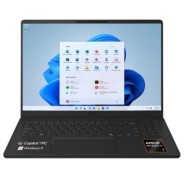 LG Gram 16U55U-G.AU75BN Portatil 16\" AMD Ryzen AI 7 445 - 16GB DDR5 - 512GB SSD - Windows 11 Home - Color Negro - Teclado QWERTY (ES)