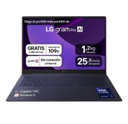 LG Gram 16Z90TS-G.AU99BN Portatil 16\" Intel Core Ultra 9 288V - 32GB - 1TB SSD - WiFi 7 - Windows 11 Home - Color Gris - Teclado QWERTY (ES)