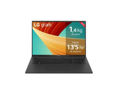 LG Gram 17Z90R-E.AD75B Portatil 17\" Intel Evo Core Ultra 7 155H - 32GB - 512GB SSD - RTX 3050 - W11 Home 64 - Color Negro - Teclado QWERTY (ES)