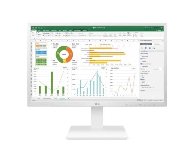 LG Monitor 27\" LED IPS FullHD 1080p 60Hz - Respuesta 5ms - Altavoces - Angulo de Vision 178º - 16:9 - USB, VGA, DVI, HDMI, DisplayPort - VESA 100x100mm