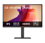 LG Monitor LED 27\" IPS UHD 4K 60Hz HDR 10 - Respuesta 5ms - Ajustable en Altura, Inclinable y Giratorio - Altavoces 2 x 5W - 16:9 - HDMI, DisplayPort, USB-C, USB-A - VESA 100x100
