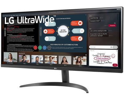 LG Monitor LED 34\" IPS UltraWide FullHD 1080p 75Hz FreeSync - Respuesta 5ms - Angulo de Vision 178º - 21:9 - HDMI, Salida Auriculares - VESA 100x100mm