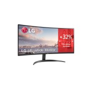 LG Monitor Ultrawide Curvo 34\" - Panel VA 3440 x 1440p - 21:9 - 5ms - VESA 100x100