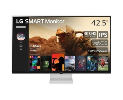 LG Smart Monitor 42.5\" LED IPS UHD 4K HDR 10 - WebOS, HDMI, USB-C - Altavoces - VESA 100x100