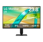 LG U4 Monitor 23.8\" IPS FullHD 144Hz HDR10 FreeSync - Respuesta 5ms - 16:9 - HDMI, VGA - VESA 100x100mm