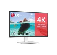 LG UltraFine Monitor LED 27\" IPS UltraHD 4K HDR10 - 60Hz - Respuesta 5ms - Angulo de Vision 178º - 16:9 - HDMI, DisplayPort - VESA 100x100mm - Color Blanco