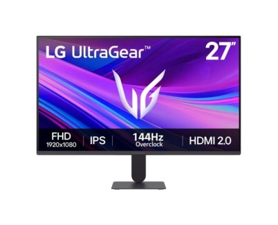 LG Ultragear 27G411A-B Monitor Gaming LED 27\" IPS FullHD 144Hz FreeSync HDR10 - Respuesta 5ms - HDMI, DisplayPort - VESA 100x100mm