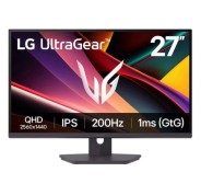 LG UltraGear Monitor 27\" IPS QHD 200Hz HDR400 FreeSync Premium - Respuesta 1ms - Ajustable en Altura, Inclinable y Giratorio - HDMI, DisplayPort - VESA 100x100