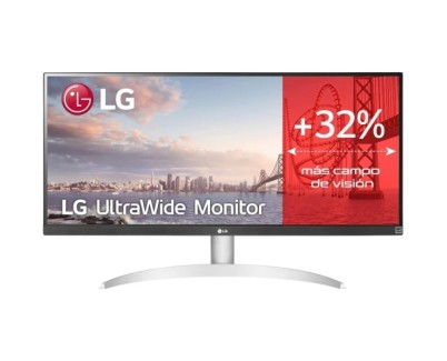 LG Ultrawide Monitor 29\" LED WFHD 100Hz HDR FreeSync - 21:9 - Altavoces 14W - HDMI, Displayport, USB-C - VESA 100x100 - Color Blanco