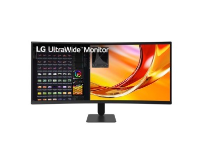 LG Ultrawide Monitor 34\" Curvo 1800R VA WQHD 120Hz HDR10 AMD FreeSync Premium - Respuesta 5ms - 21:9 - HDMI, Displayport - VESA 100x100 - Color Negro
