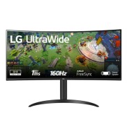 LG Ultrawide Monitor 34\" Curvo LED UWQHD 160Hz HDR FreeSync Premium - Ajutable en Altura e Inclinable - Respuesta 1ms - Angulo de Vision 178º - 21:9 - HDMI, DisplayPort - Montaje VESA