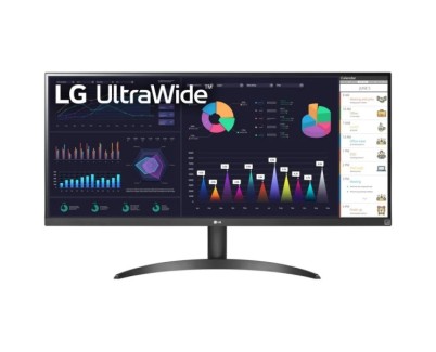 LG Ultrawide Monitor 34\" LED IPS UltraWide FullHD 100Hz FreeSync - Respuesta 5ms - Angulo de Vision 178º - Ajustable en Altura - 21:9 - HDMI, DisplayPort - VESA 100x100mm