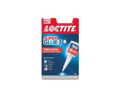 Loctite Precision Pegamento Universal Instantaneo - 5gr - Maxima Resistencia - Union Instantanea -  2640076/2712223/2644833