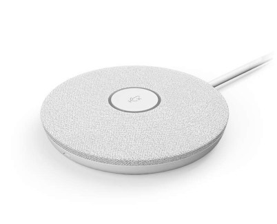 Logitech Base de Microfono Rally - Tecnologia Rightsound - Indicador LED de Silencio - Apto para Techos - Color Blanco