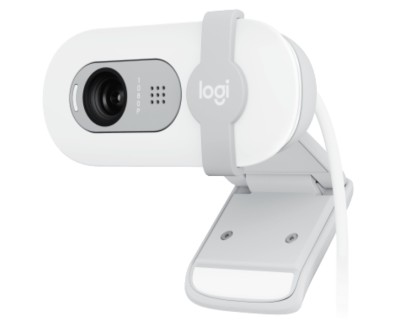 Logitech Brio 100 Webcam Full HD - 2 Megapixeles - Antirreflectante - Color Blanco Crudo