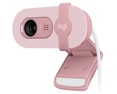 Logitech Brio 100 Webcam Full HD - 2 Megapixeles - Antirreflectante - Rosado