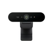 Logitech Brio 4K Webcam - Zom Digital 5X - Enfoque Automatico - Doble Microfono integrado - Negro
