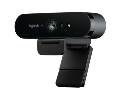 Logitech Brio Webcam 4K Ultra HD - HDR - Grabacion 4K - Zoom Digital 5X - Color Negro