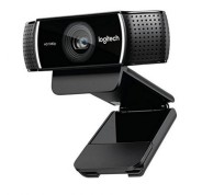 Logitech C922 Pro Stream Webcam Full HD 1080p USB - Microfonos Integrados - Tripode de Mesa - Cable de 1.50m - Color Negro