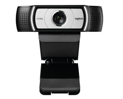 Logitech C930e Webcam HD 1080p - USB 2.0 - Microfonos Integrados - Enfoque Automatico - Angulo de Vision 90º - Color Negro/Plata