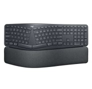 Logitech Ergo K860 Teclado Bluetooth Inalambrico USB - Ergonomico - Reposamuñecas - Color Negro