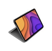 Logitech Folio Touch Funda con Teclado Retroiluminado Inalambrico para iPad Air 4ª Generacion - Trackpad - Escritura Comoda - Angulo Ajustable - Color Gris