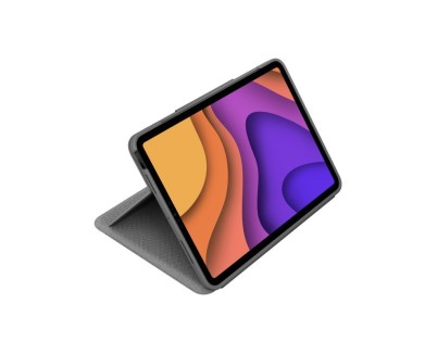 Logitech Folio Touch Funda con Teclado Retroiluminado Inalambrico para iPad Air 4ª Generacion - Trackpad - Escritura Comoda - Angulo Ajustable - Color Gris